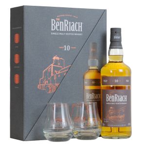 Benriach the ten giftpack with glasses