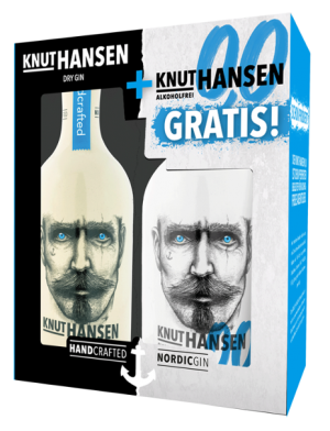 Knut Hansen Gin + Knut Hansen 0% in giftbox   