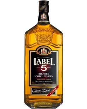 Label 5 Blended Scotch Ltr