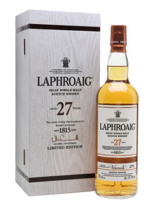 Laphroaig 27y in wooden box