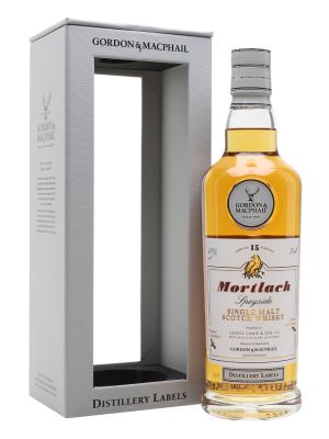 Mortlach 15YO Distillery Label. (Gordon&Macphail)