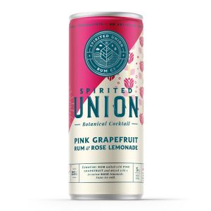 Spirited Union Ready to Drink Pink Grapefruit Rum & Rose Lemonade